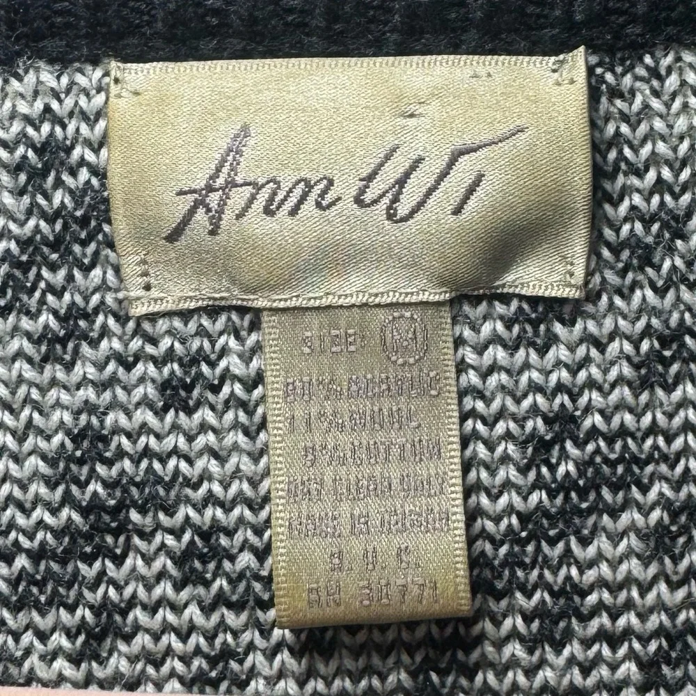 VINTAGE ANN WI HOUNDSTOOTH SWEATER - Picture 5 of 7